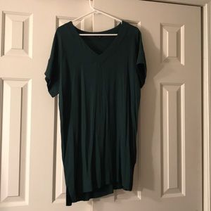 Madewell green lightweight dress